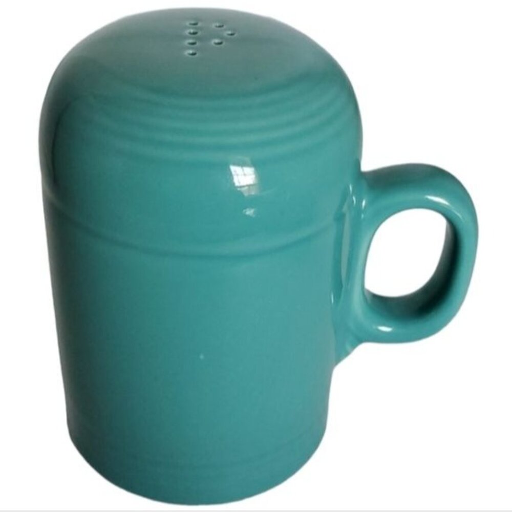 Fiestaware Fiesta CERAMIC Pepper Shaker Extra Large Rangetop Container Turquoise - Picture 2 of 12